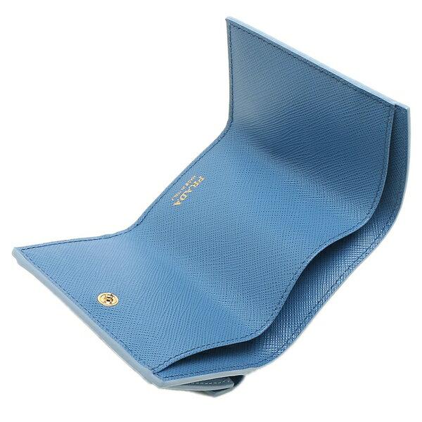 PRADA（プラダ） 三つ折り財布 サフィアーノ ミニ財布 レディース