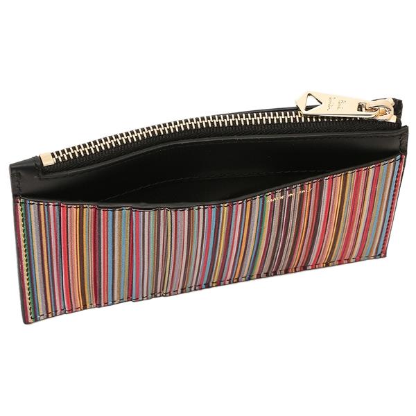 ポールスミス 型押しレザー マルチストライプ ゴールドジップ ケース ポールスミス 型押しレザー マルチストライプ ゴールドジップ ケース