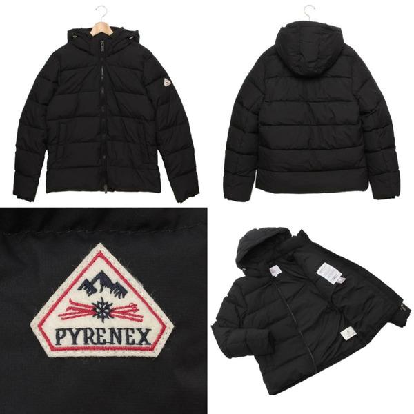 ピレネックス ダウンジャケット コート スプートニック ミニ リップストップ ブラック メンズ PYRENEX HMY022P 0009の画像