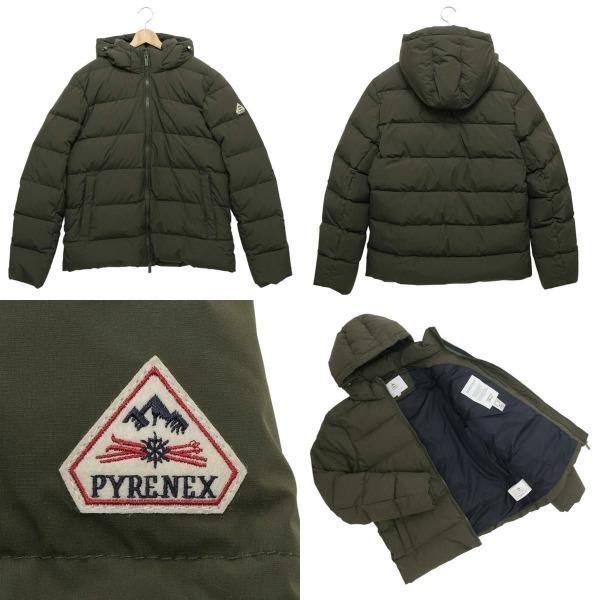 ピレネックス ダウンジャケット コート スプートニック ミニ リップストップ カーキグリーン メンズ PYRENEX HMY022P 3170の画像