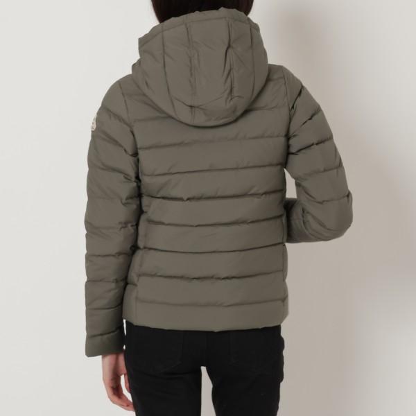 美品　pyrenex ピレネックス　ノーカラーダウンジャケット　カーキ　38 Pyrenex（ピレネックス） ダウンジャケット コート スプートニック