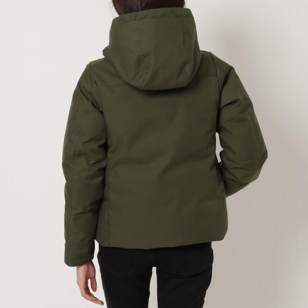 極美品 23AW 40 ピレネックス　カンヌ　ダウンジャケット　カーキ 極美品 pyrenex Cannes カンヌ 40 カーキ ノーカラーダウン 【公式通販】