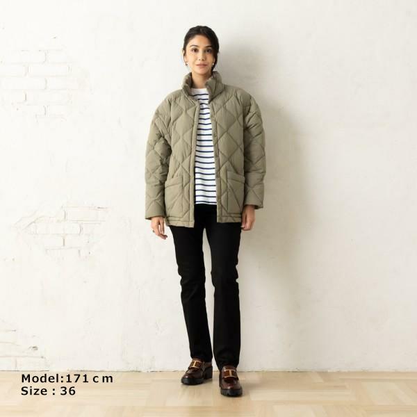 ピレネックスライトベージュ ダウンジャケット 36