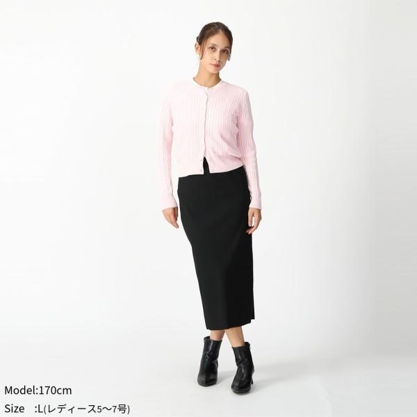 Polo by Ralph Lauren ピンク コットンカーディガン M POLO RALPH LAUREN（ポロ・ラルフローレン） カーディガン ケーブル
