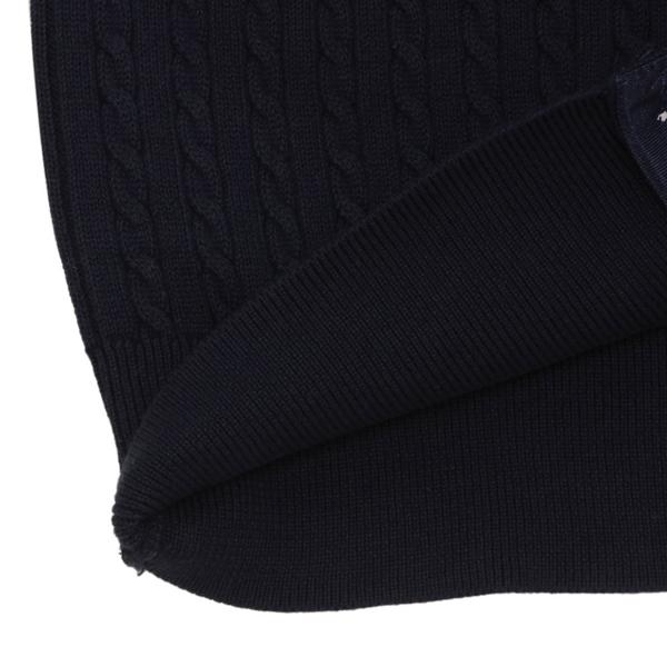 美品 ポロラルフローレン ケーブルニット カーディガン 長袖 ネイビー　xl POLO RALPH LAUREN ポロラルフローレン カーディガン ケーブル