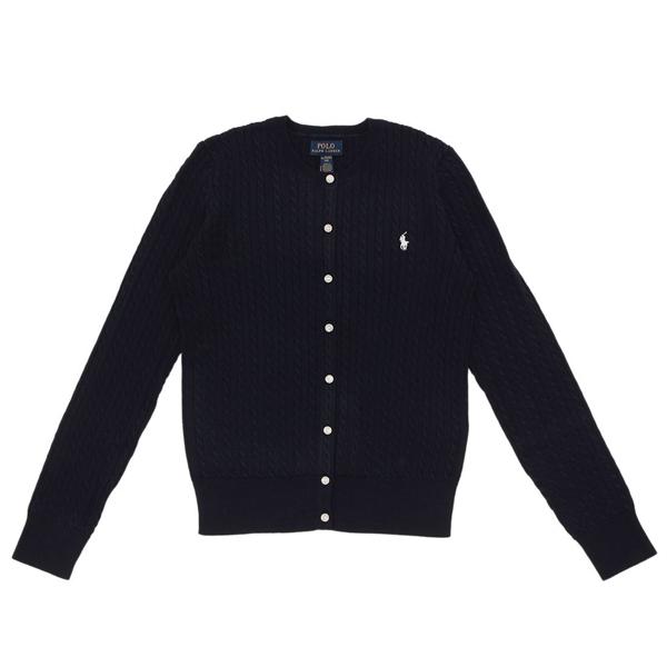 90s Polo Ralph Lauren Cotton Knit カーディガン 90s Polo Ralph Lauren Logo Wool Knit Cardigan 紺 L ポロ