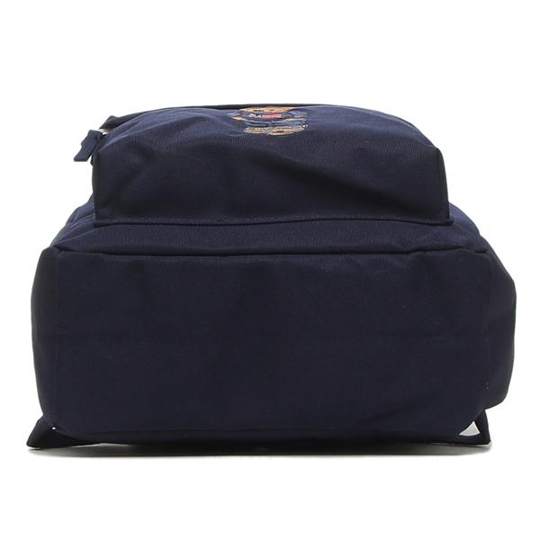 未使用級✨ポロ ラルフローレン 現行 リュック ポロベア 刺繍 A4 ネイビー POLO RALPH LAUREN ポロ ラルフ ローレン キャンバス ベア