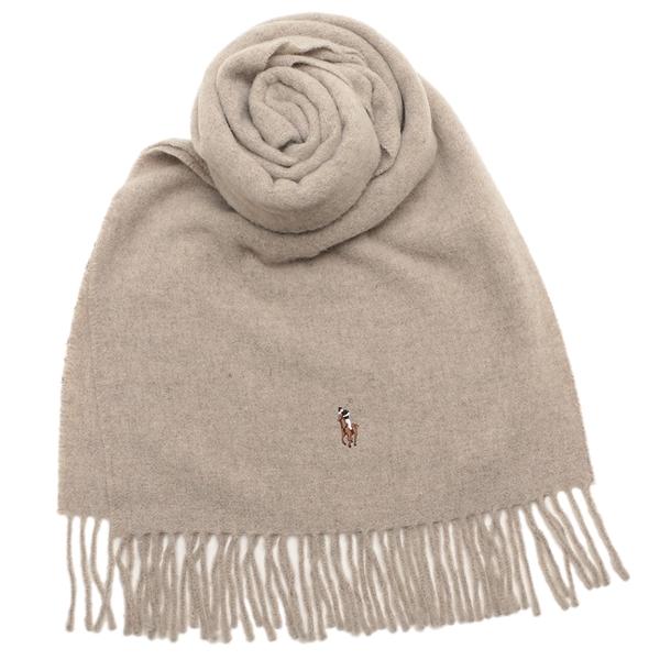 POLO RALPH LAUREN（ポロ・ラルフローレン） マフラー ベージュ メンズ