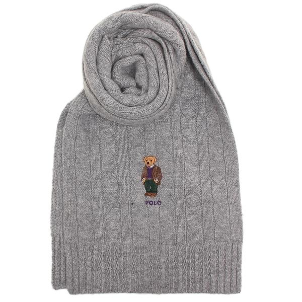 POLO RALPH LAUREN ポロラルフローレン マフラー グレー メンズ POLO RALPH LAUREN ポロラルフローレン マフラー グレー メンズ