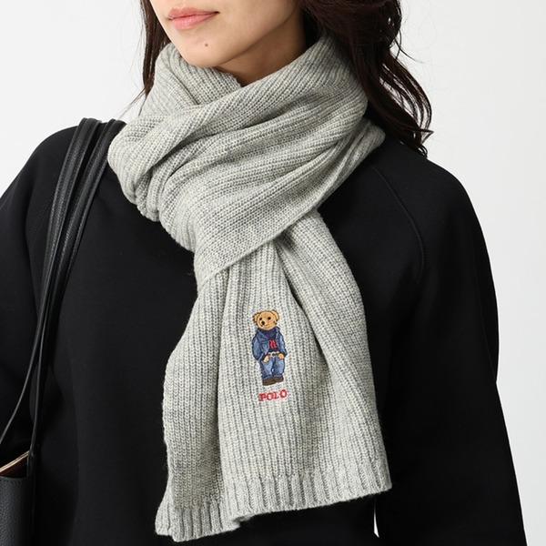 POLO RALPH LAUREN（ポロ・ラルフローレン） マフラー ソリッド デニム