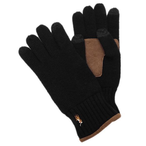 週末限定お値下げ！ラルフローレン ポロペア 手袋 POLO RALPH LAUREN（ポロ・ラルフローレン） 手袋 ブラウン メンズ
