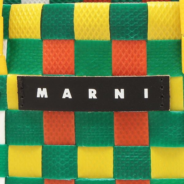 MARNI（マルニ） かごバッグ マルチカラー ウーブン マイクロ