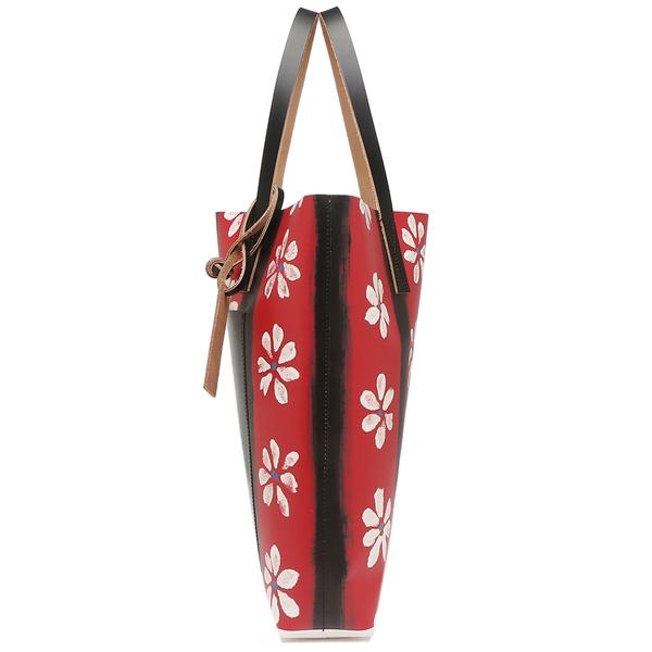 【美品】MARNI マルニ バスケットバッグ レッド 軽量トート 春夏人気カラー マルニ MARNI バッグ （レッド） -waja bazar - 海外