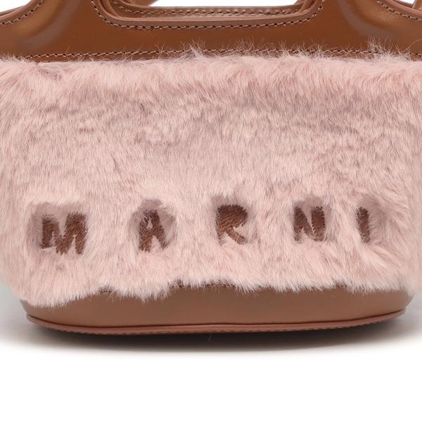 マルニ ハンドバッグ ショルダーバッグ トロピカリア マイクロバッグ フェイクファー ピンク レディース MARNI BMMP0067U0 P8681 00C09の画像