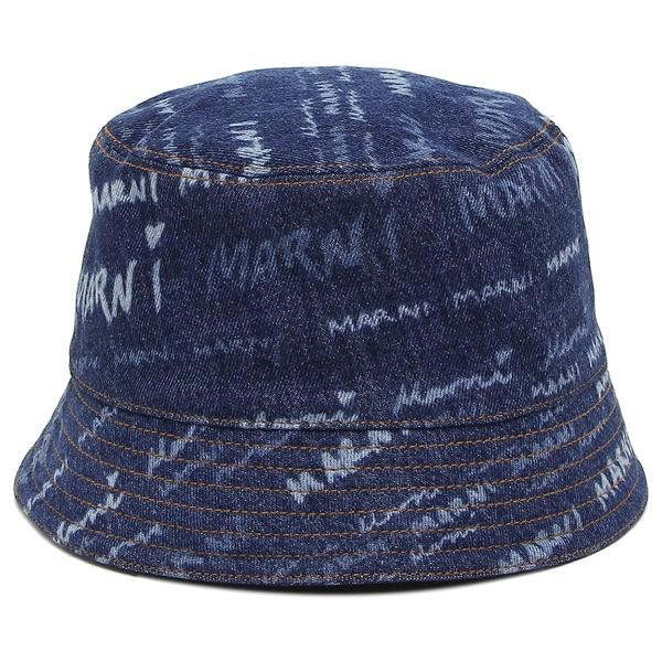 マルニ 帽子 バケットハット ブルー メンズ MARNI CLZC0110A0 USCV36 JQB50｜axes｜05