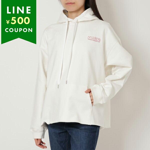マルニ パーカー フーディー ホワイト レディース MARNI FLJE0176P3 