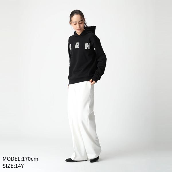 MARNI（マルニ） パーカー フーディー 子供服 ロゴワッペン付き
