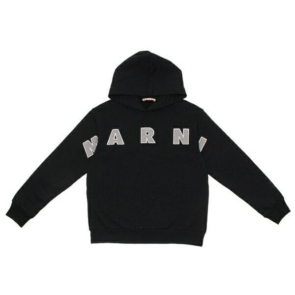 MARNI（マルニ） パーカー フーディー 子供服 ロゴワッペン付き