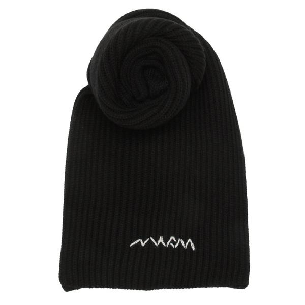 MARNI（マルニ） マフラー ロゴ刺繍入り レディース 大人も可 ブラック
