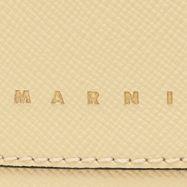 MARNI（マルニ） 二つ折り財布 バイフォールドウォレット ベージュ
