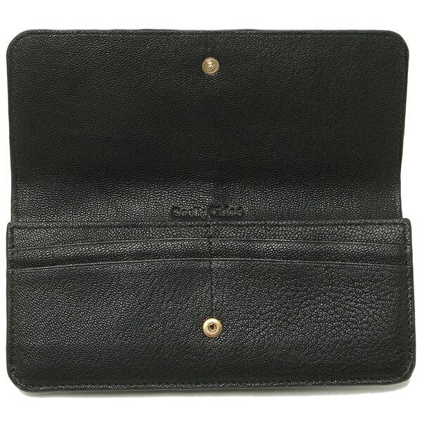 シーバイクロエ 長財布 レディース SEE BY CHLOE See by Chloe】関税送料込 ハナ 長財布 黒 人気 (See by Chloe/長財布