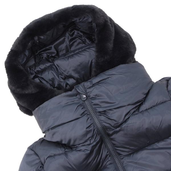 【星野】★美品★ADOXA★ダウンコート★サイズ0★ネイビー★ ジローム（GIRAUDM）（メンズ）ヒートクロス ロングダウンコート