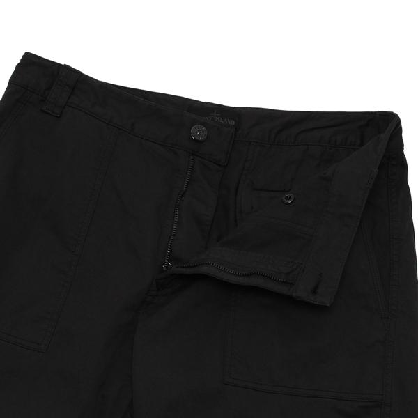ストーンアイランド パンツ ブラック メンズ STONE ISLAND 8115337F6 V0029の画像