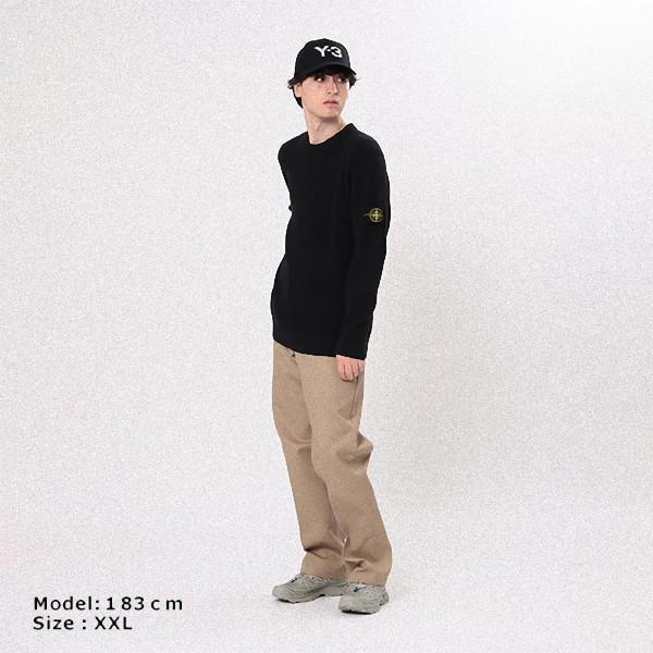 俺*な様 Stone  ストーンアイランド グレー コットン ニット STONE ISLAND - 5100050 / KNIT / ニットセーター (グレー