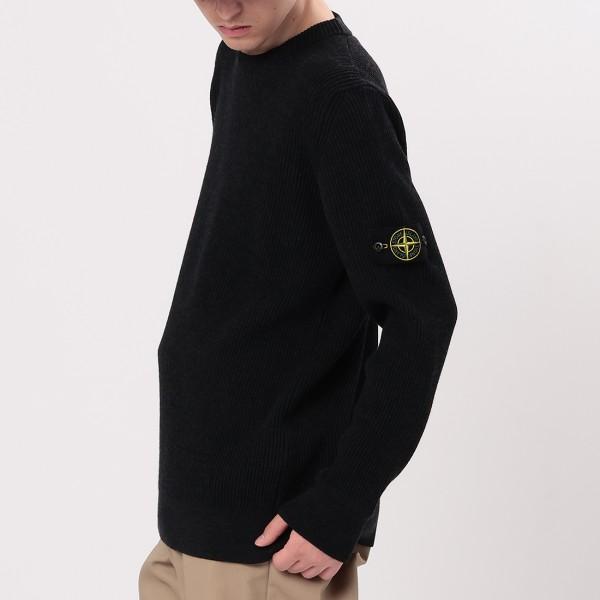 ストーンアイランド ニット セーター XL STONE ISLAND ストーンアイランド セーター メンズ ブラック
