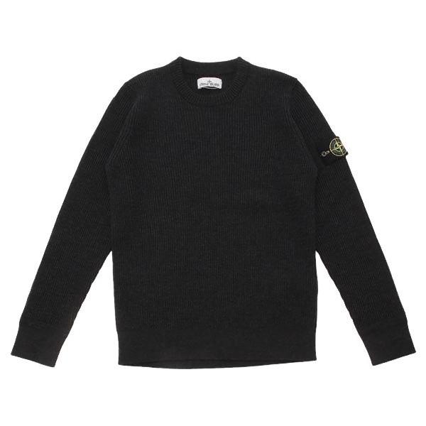 美品　STONE  ニット素材　ブラック XLサイズ大きめ STONE ISLAND ストーンアイランド ニット セーター グレー