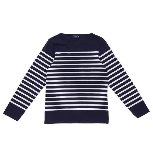 SAINT JAMES（セントジェームス） Tシャツ カットソー ホワイト ブルー