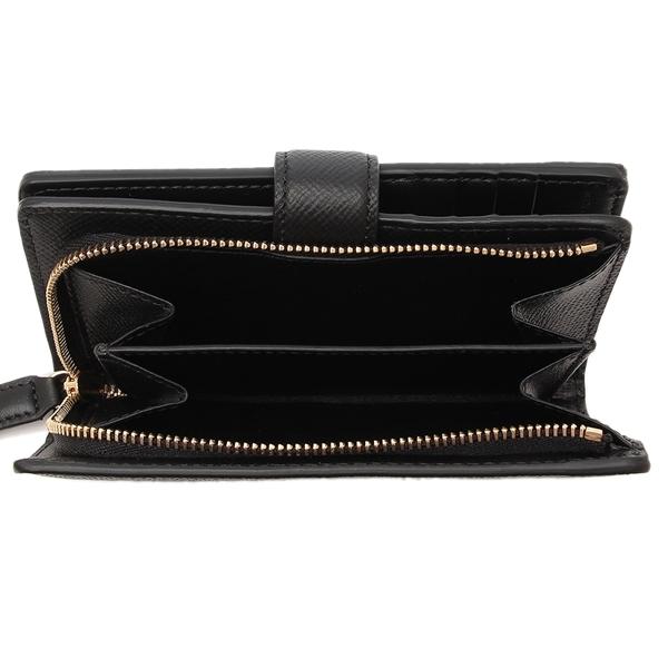 Smythson スマイソン 二つ折り財布 パナマ ブラック レディース Smythson スマイソン 二つ折り財布 パナマ ブラック レディース