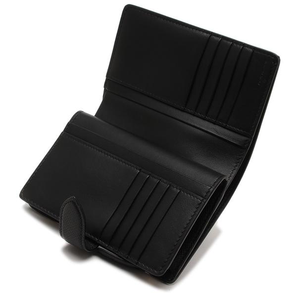 Smythson スマイソン 二つ折り財布 パナマ ブラック レディース Smythson スマイソン 二つ折り財布 パナマ ブラック レディース