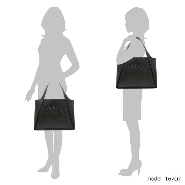 ステラマッカートニー トートバッグ エコソフト ブラック レディース STELLA McCARTNEY 502793 WP0057 1000 A4対応の画像