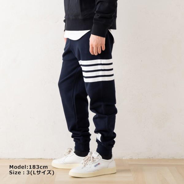 THOM BROWNE トムブラウン パンツ スウェットパンツ ネイビー THOM BROWNE トムブラウン パンツ スウェットパンツ ネイビー