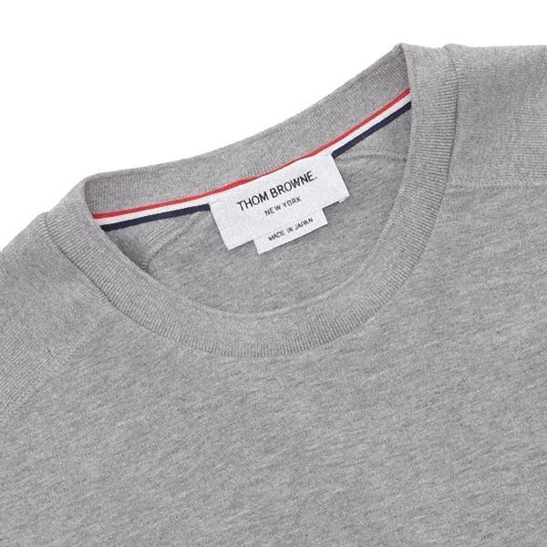 THOM BROWNE トムブラウン シャツ Tシャツ グレー 男女兼用 THOM BROWNE（トム ブラウン） Tシャツ カットソー ロングスリーブT