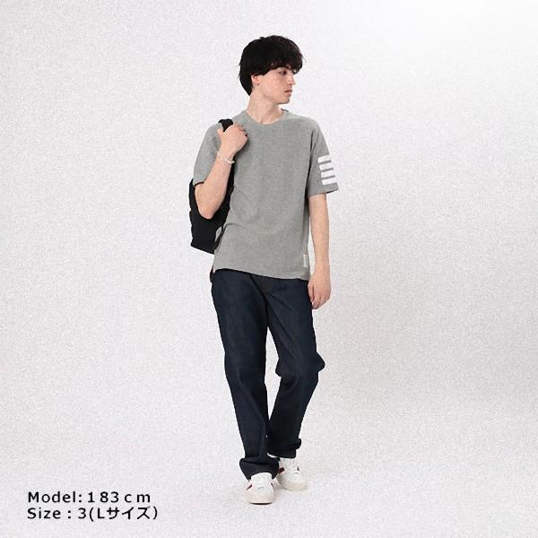 トムブラウン Tシャツ カットソー ショートスリーブT グレー メンズ THOM BROWNE MJS246A 07323 055の画像
