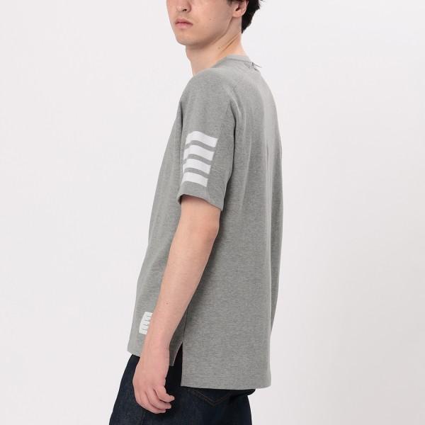 トムブラウン Tシャツ カットソー ショートスリーブT グレー メンズ THOM BROWNE MJS246A 07323 055の画像