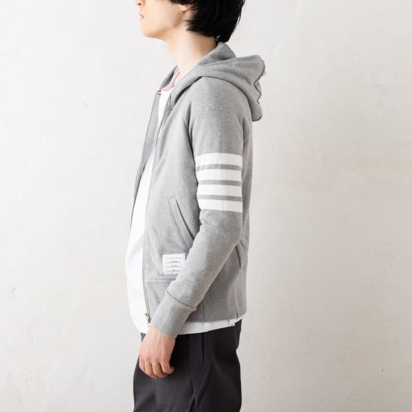 THOM BROWNE トムブラウン パーカー フーディー グレー メンズ THOM BROWNE トムブラウン パーカー フーディー グレー メンズ