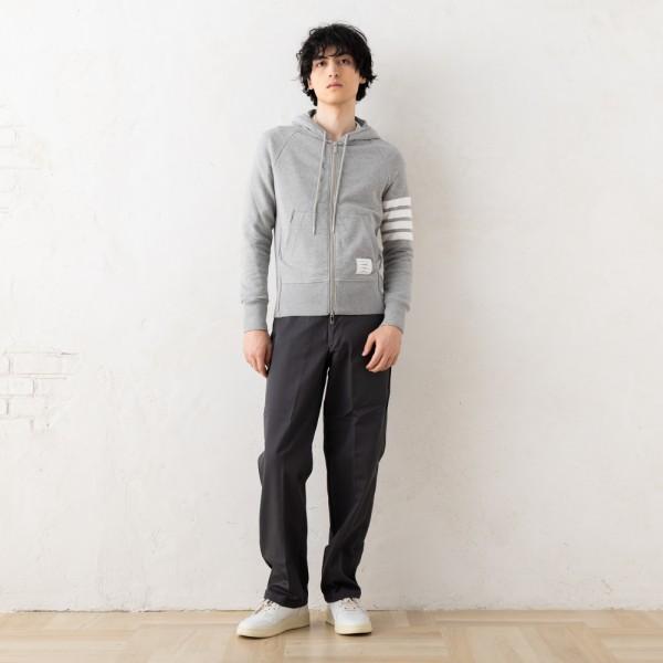 THOM BROWNE トムブラウン パーカー フーディー グレー メンズ THOM BROWNE トムブラウン パーカー フーディー グレー メンズ