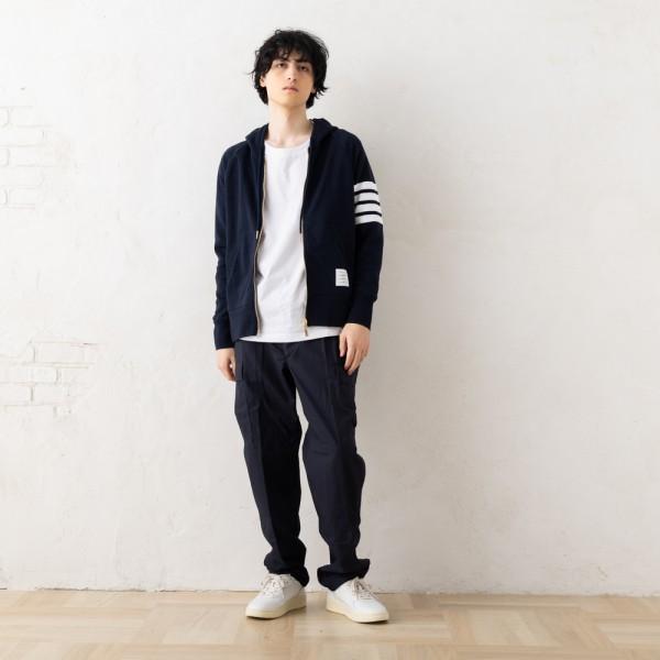 THOM BROWNE（トム ブラウン） パーカー フーディー グレー メンズ