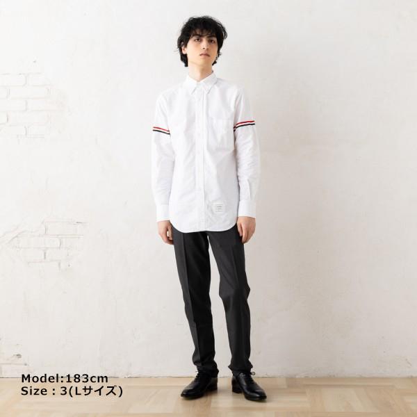 THOM BROWNE トムブラウン シャツ ブラウス ホワイト メンズ THOM BROWNE トムブラウン シャツ ブラウス ホワイト メンズ