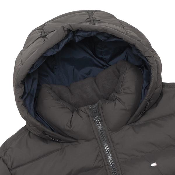 トミーヒルフィガー ダウンジャケット   クラシック パファージャケット 中綿 スタンドカラー グレー メンズ 158AN508 CHA TOMMY HILFIGER（トミー・ヒルフィガー） ダウンジャケット クラシック