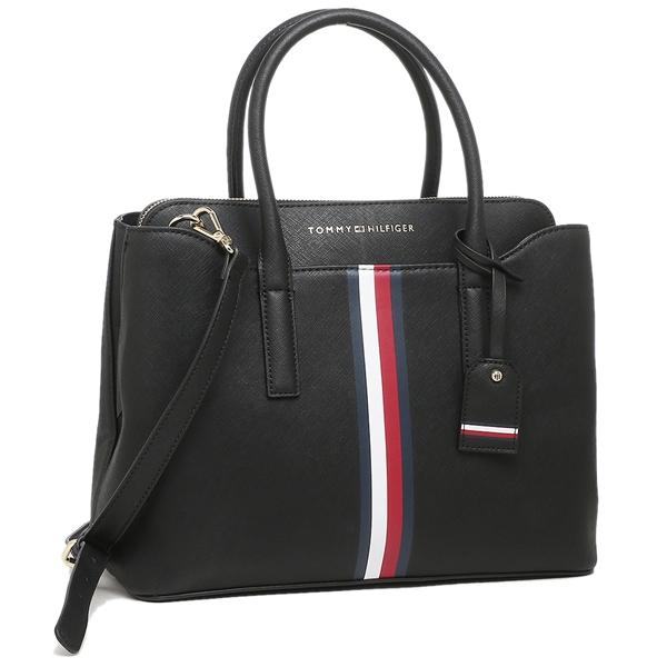 在庫処分セール トミーヒルフィガー ハンドバッグ ショルダーバッグ アウトレット レディース Tommy Hilfiger 69j1906 001 ブラック 受注発注 Etechnologies Shop