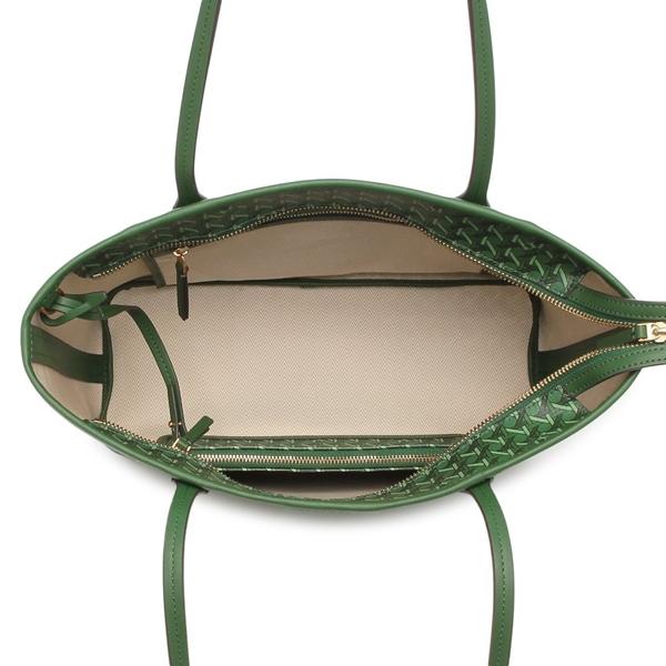 【美品】トリーバーチ 緑色フリンジ付きバッグ TORY BURCH トリーバーチ YORK SMALL BUCKLE TOTE 2WAY