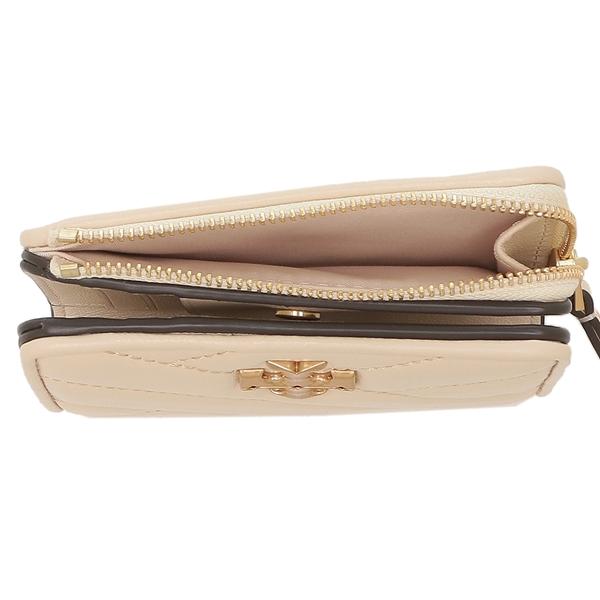 TORY BURCH トリーバーチ 二つ折り財布 キラシェブロン ベージュ TORY BURCH トリーバーチ 二つ折り財布 キラシェブロン ベージュ
