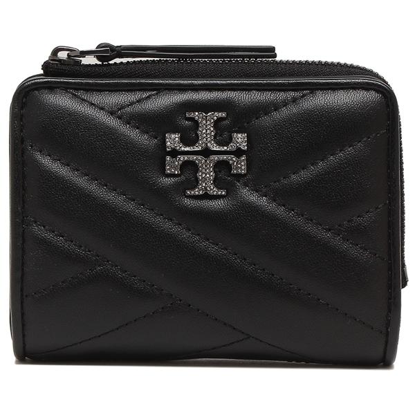 TORY BURCH トリーバーチ 二つ折り財布 キラ ミニ財布 ブラック TORY BURCH トリーバーチ 二つ折り財布 キラ ミニ財布 ブラック