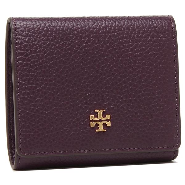 24時間限定 P10 還元 4 8 13 00まで トリーバーチ 折財布 ミニ財布 アウトレット レディース Tory Burch 501 パープル ついに再入荷 Www Skylanceronline Com