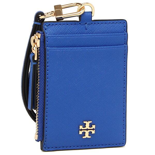 トリーバーチ カードケース パスケース　50648 折財布 ブルー　青　新品 トリーバーチ カードケース パスケース 50648 折財布 ブルー 青
