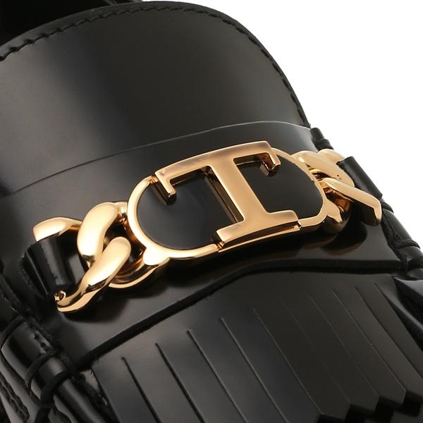 TOD'S トッズ ローファー オックスフォード フリンジ ブラック TOD'S トッズ ローファー オックスフォード フリンジ ブラック